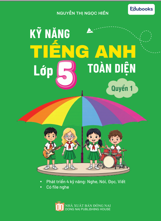 Sách kỹ năng Tiếng Anh toàn diện lớp 5- quyển 1, bổ trợ chương trình Global Success mới nhất 2026- Học kì 1